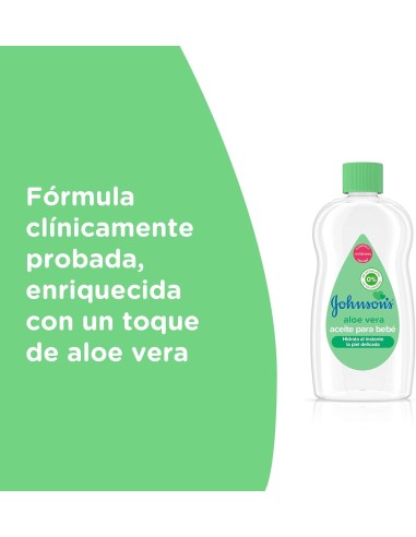 Aceite aloe vera (500ml) | Johnson's baby - Nappy.es