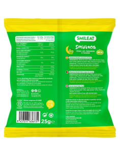 Smilitos sabor manzana y plátano 25gr eco | Smileat - Nappy.es 2