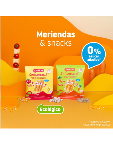 Smilondas de tomate y queso 25gr eco Smileat