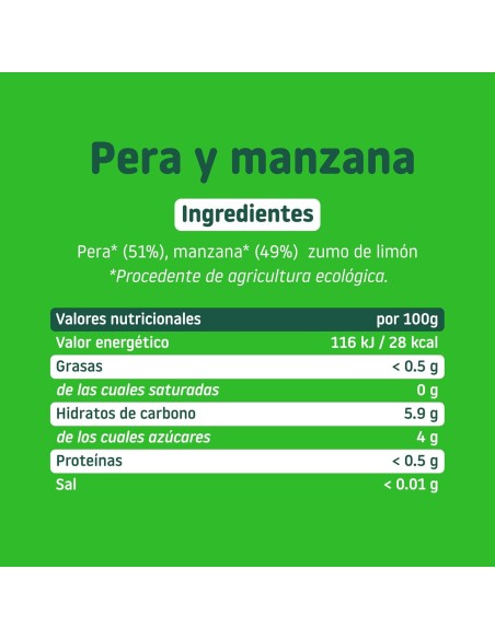 Oferta Potito pera y manzana ecológica tarrito 130g. +6M Smileat