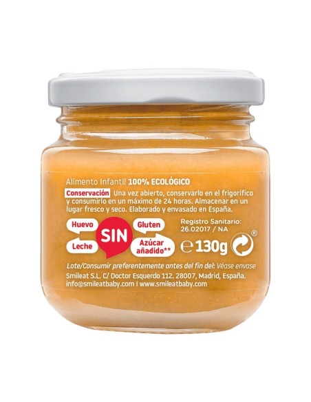 Oferta Potito manzana, naranja y zanahoria ecológica tarrito 130g. +6M