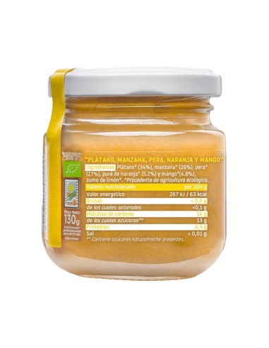 Oferta Potito multifrutas con mango tarrito 130g. +6M Smileat