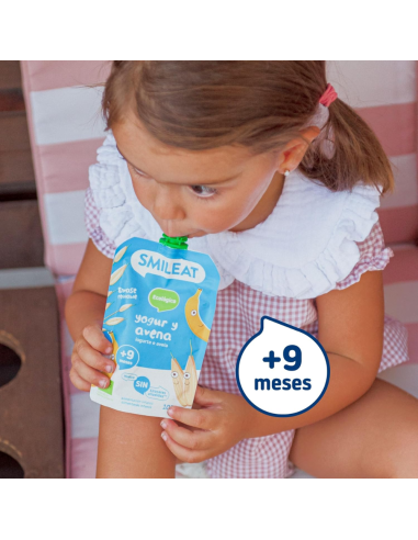 Pouch Yogur y Avena 100gr eco | Smileat - Nappy.es