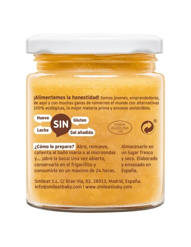 Oferta Potito pollo con arroz ecológico tarrito 230g. +6M Smileat