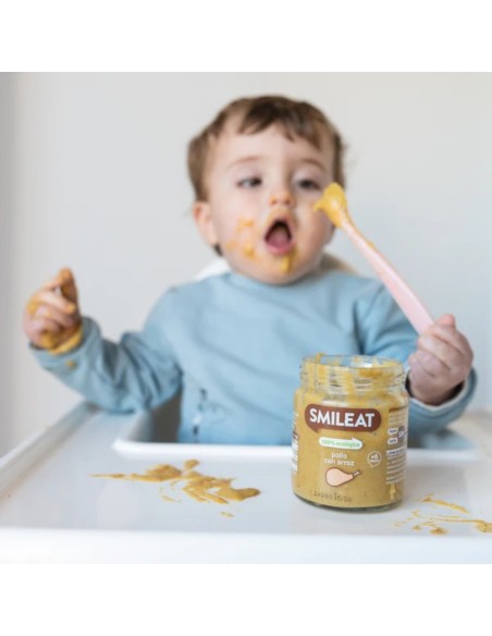 Oferta Potito pollo con arroz ecológico tarrito 230g. +6M Smileat