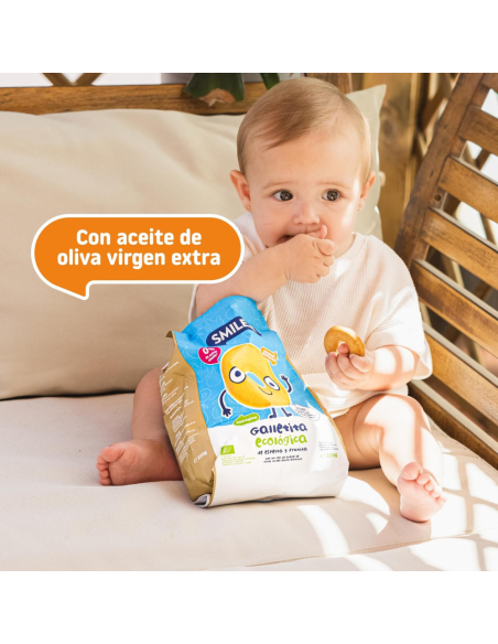 Galletas de espelta con manzana ecológica | Smileat - Nappy.es