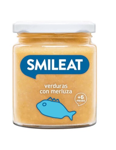 Oferta Potito verduras con merluza ecológico tarrito 230g. +6M Smileat
