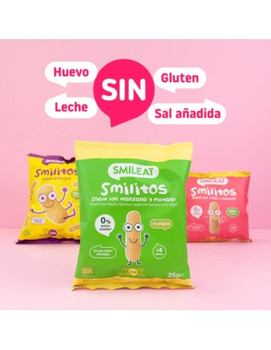 Oferta Smilitos de maíz bolsa 38g. +8M Smileat