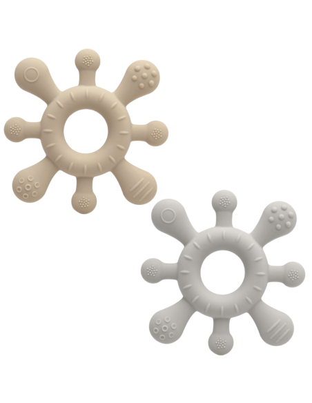 Mordedor silicona estrella 3M+ Kiokids