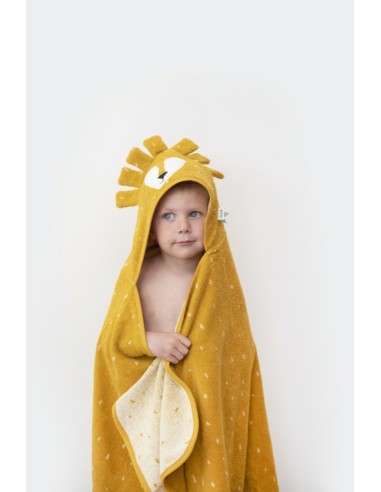 toalla-capa-bano-leon-trixie-3.jpg – Textura del algodón orgánico.