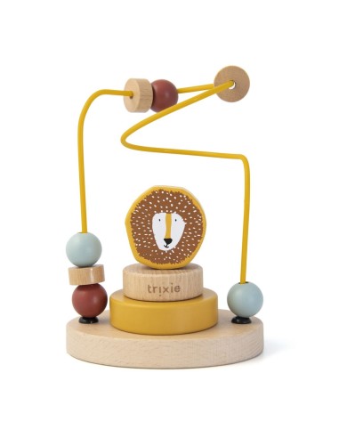 laberinto-cuentas-madera-trixie-2.jpg – Detalle de las cuentas de colores.