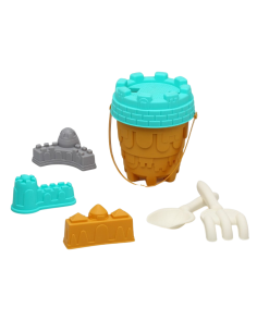 Set cubo de playa castillos +18m Kiokids