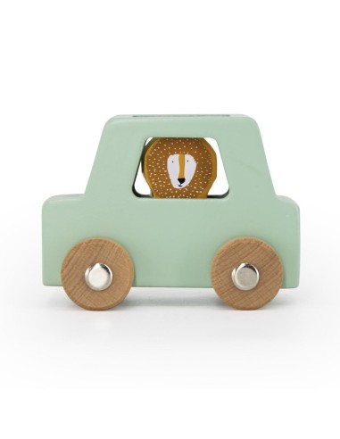 juego-coches-madera-animales-trixie-2.jpg – Detalle de los animales.