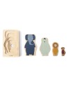 Puzzle de Animales de 4 Capas de Madera +12M Trixie