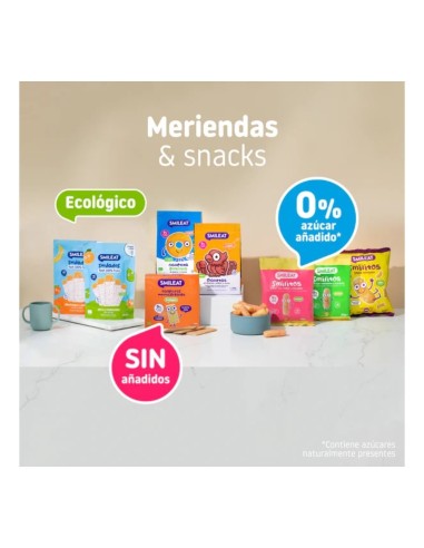 Oferta Pack 3 uds. Smilitos de maíz bolsa 38g. +8M Smileat