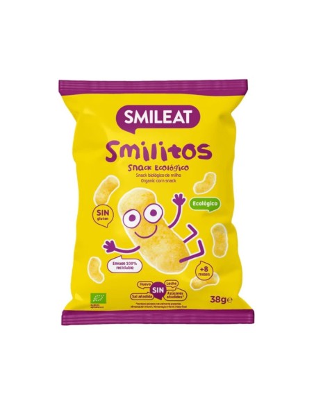 Oferta Pack 3 uds. Smilitos de maíz bolsa 38g. +8M Smileat