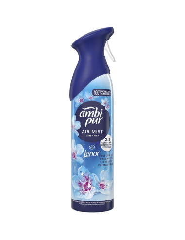 Ambientador 2 en 1 frescor de primavera 185ml Ambipur
