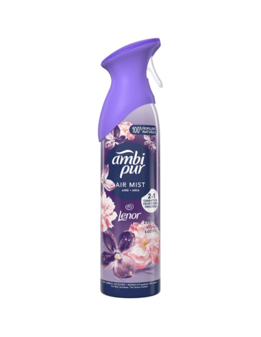 Ambientador 2 en 1 flores exóticas 185ml Ambipur