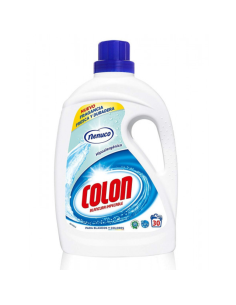 detergente-gel-fragancia-nenuco-34dosis-colon-2.jpg – Vista trasera con ingredientes y tabla de dosificación.