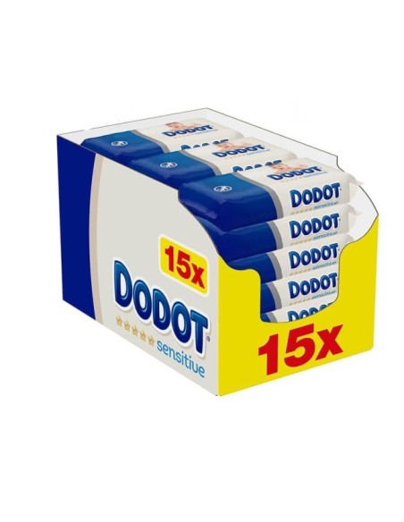 Toallitas Dodot Sensitive, Aqua Pure o Etapas para bebés