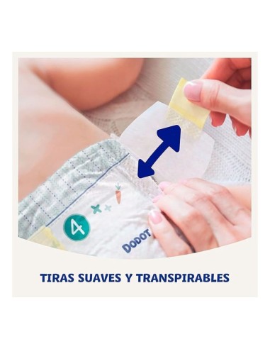 Pañales Dodot Sensitive Extra Talla 4+ (10–15 kg) – 48 Uds