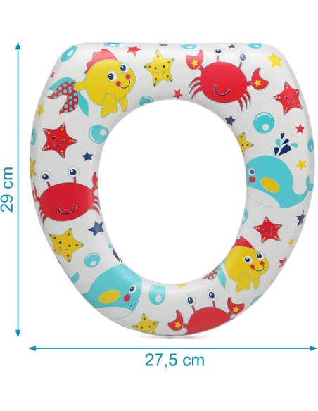 Reductor WC acolchado (+12 m) -  kiokids