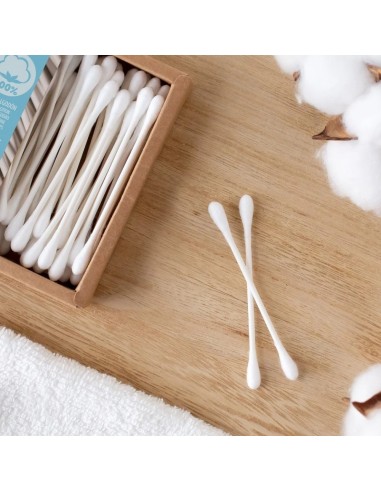 Caja de bastoncillos de algodón 100 uds. Kiokids