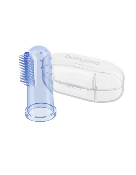 cepillo-dedal-silicona-estuche-babyono-3.jpg – Estuche cerrado para transporte.
