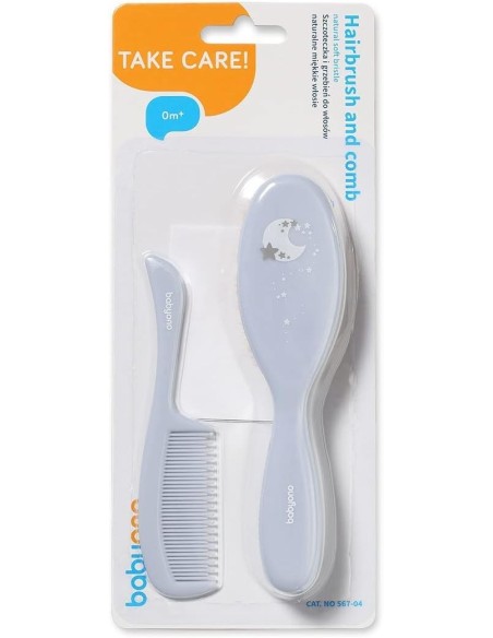 set-cepillo-peine-cerdas-naturales-babyono-3.jpg – Peine BabyOno con puntas redondeadas.