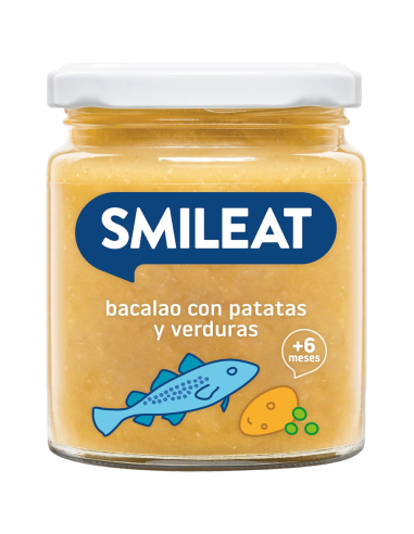 Tarrito bacalao con verduras | Smileat - Nappy.es