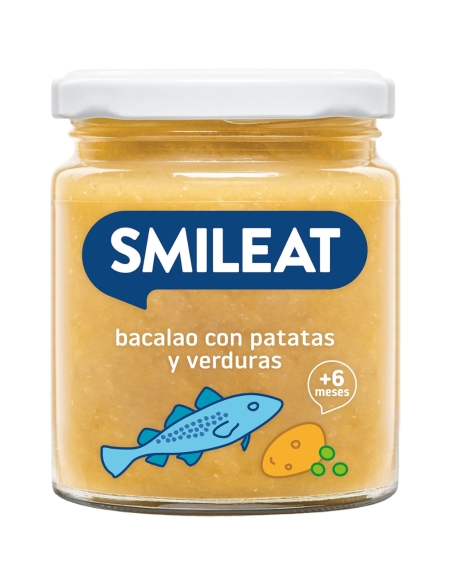 Tarrito bacalao con verduras | Smileat - Nappy.es