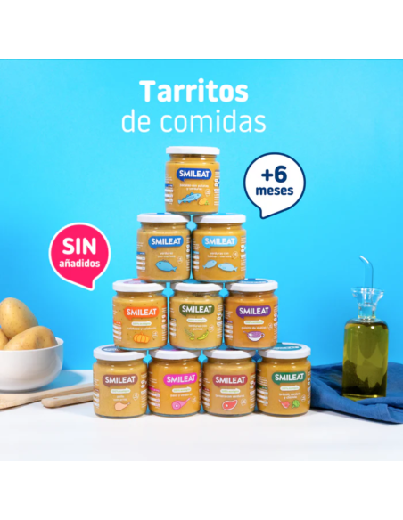 Tarrito de verduras con quinoa 230 gr | Smileat - Nappy.es