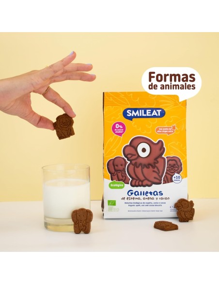 Oferta Galletas de espelta, avena y cacao 220g. +10M Smileat