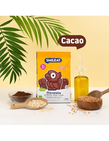 Oferta Galletas de espelta, avena y cacao 220g. +10M Smileat