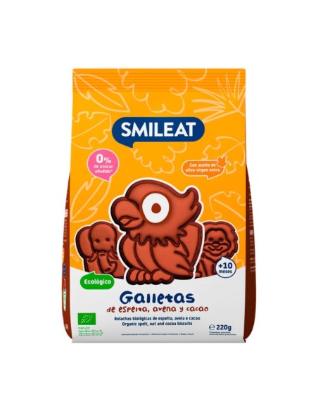 Oferta Galletas de espelta, avena y cacao 220g. +10M Smileat