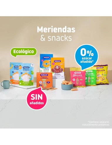 Oferta Smilado albaricoque y plátano ecológico 250g. (5 uds) +6M. Smil