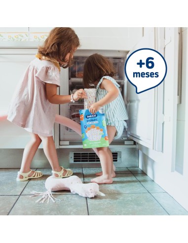 Oferta Smilado pera y melocotón ecológico 250g. (5 uds) +6M. Smileat