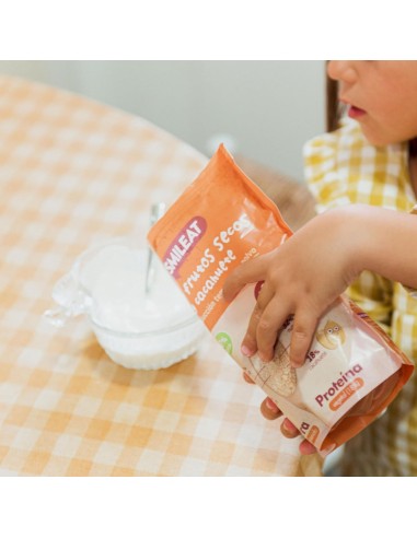 Oferta Mix frutos secos y cacahuete ECO 200g. +6M Smileat