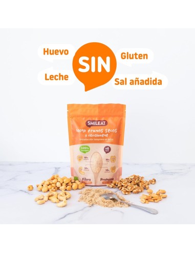 Oferta Mix frutos secos y cacahuete ECO 200g. +6M Smileat