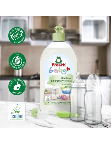 liquido-limpia-biberones-chupetes-500ml-frosch-baby-3.jpg – Uso en limpieza de biberones.