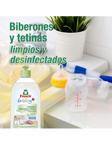 liquido-limpia-biberones-chupetes-500ml-frosch-baby-6.jpg – Vista frontal del limpiabiberones Frosch Baby 500 ml.