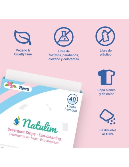 Oferta Detergente fragancia floral (40 lavados). Natulim | nappy.es