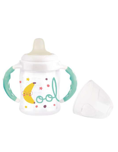 Taza anti-fugas punta blanda 150ml 6M+ Tigex