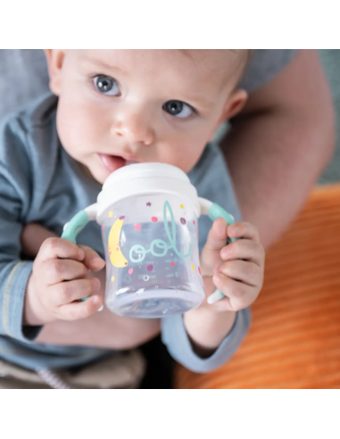 Taza anti-fugas punta blanda 150ml 6M+ Tigex