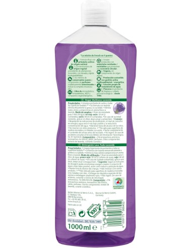 limpiador-multiusos-lavanda-1l-frosch-2.jpg – Vista trasera con ingredientes y modo de uso.