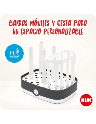 Esterilizador de biberones a vapor Vario. NUK
