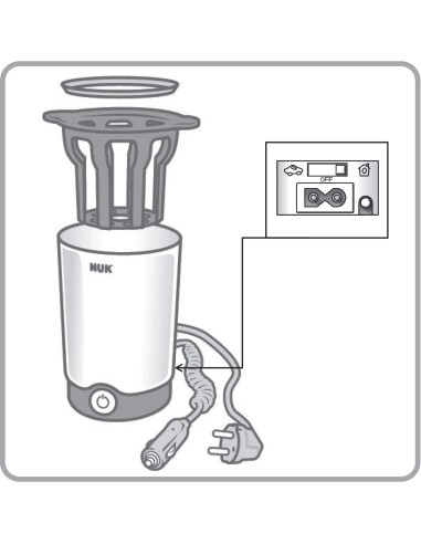 Thermo Express Calientabiberones. NUK