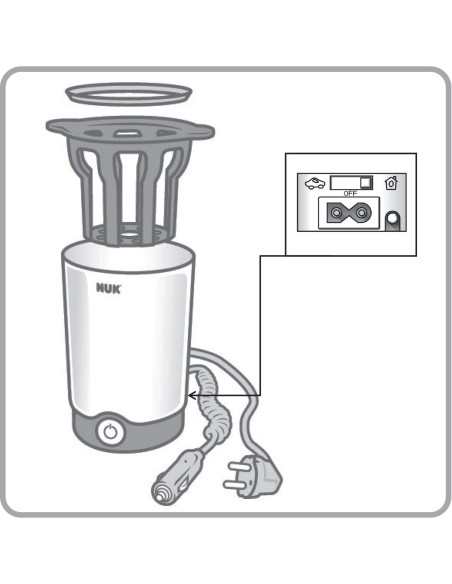Thermo Express Calientabiberones. NUK