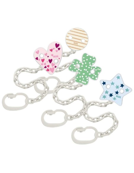 Cadena sujeta chupetes Tritan. NUK