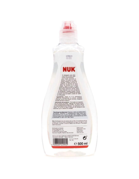Líquido limpia biberones y chupetes 500 ml NUK